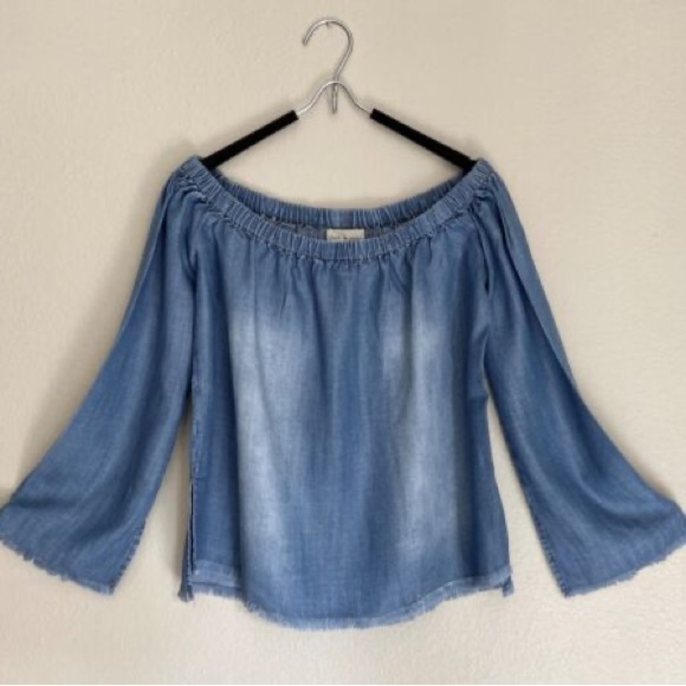 2/$15!! Anthropology Cloth & Stone Relaxed Top - Picture 5 of 9